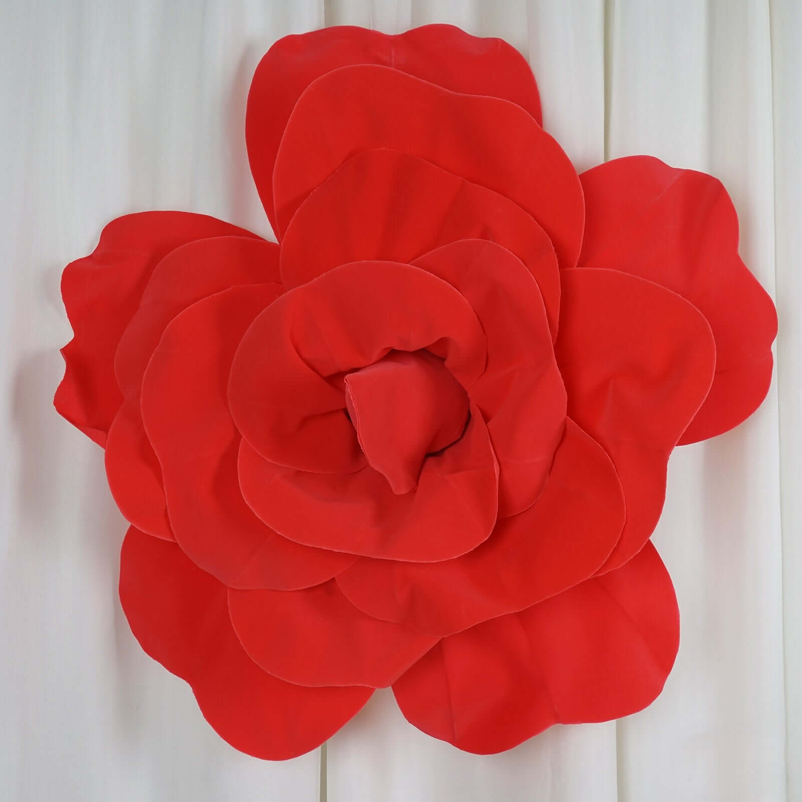 2 Pack Large Red Real Touch Artificial Foam DIY Craft Roses 24