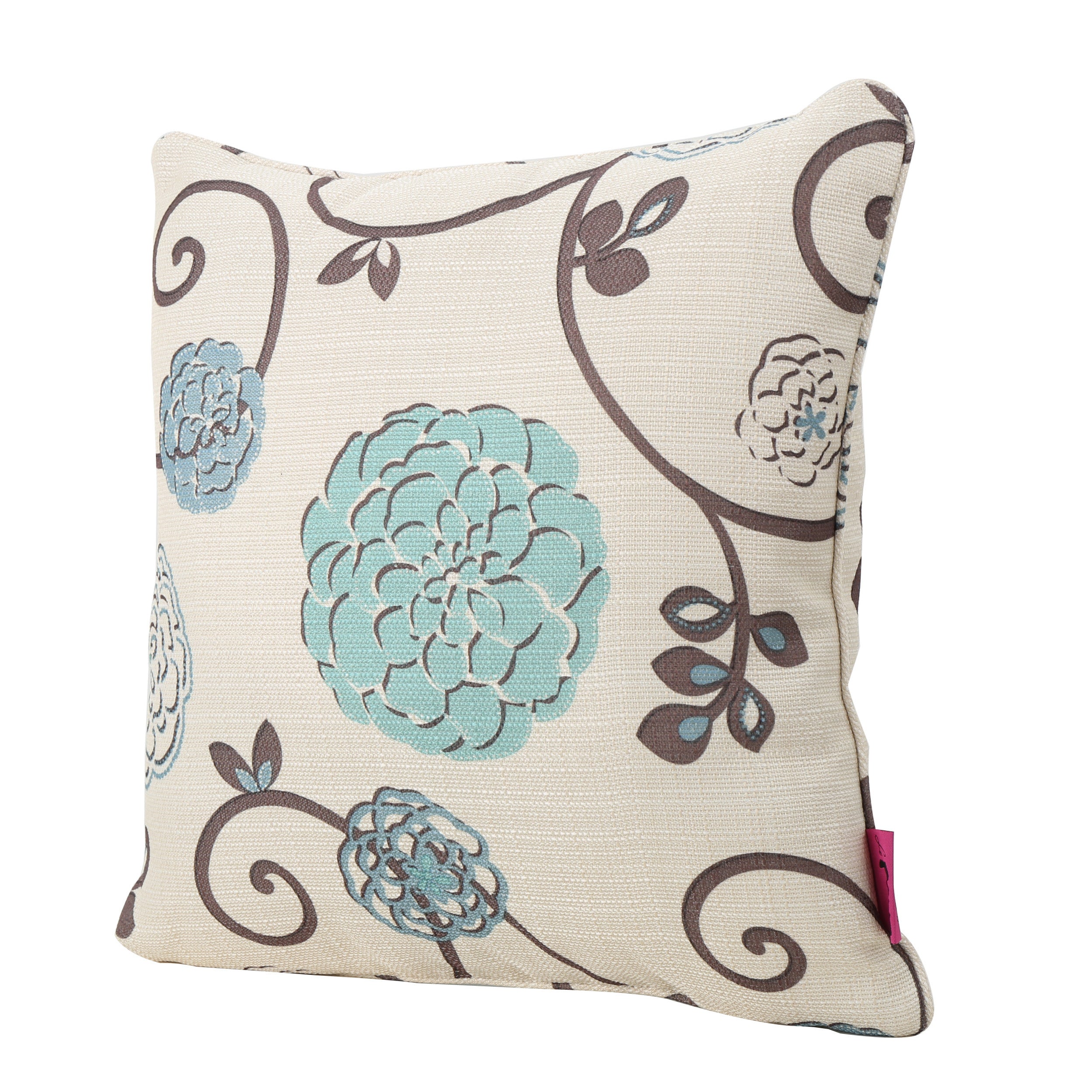 Isadora Modern Fabric Throw Pillow