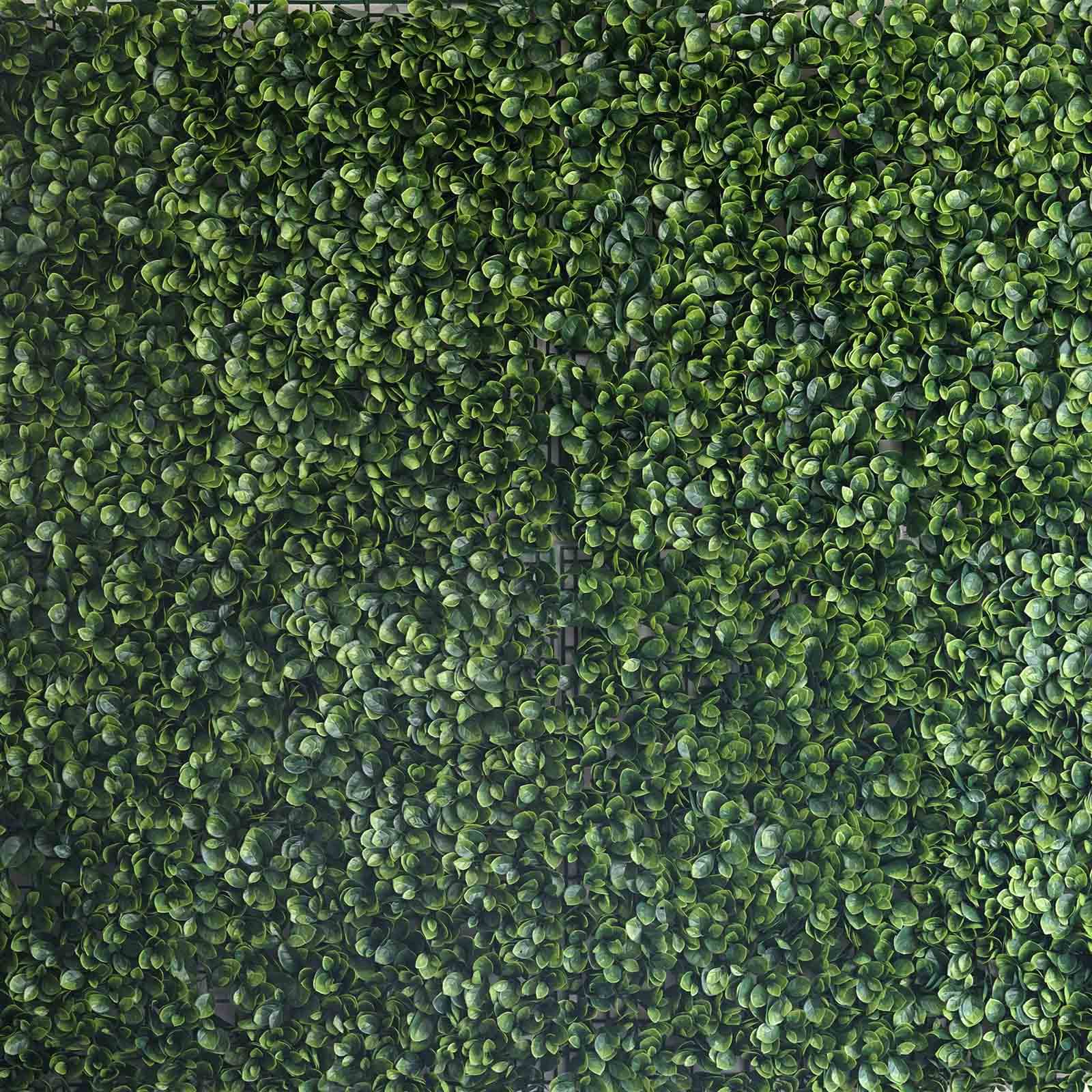 Green Boxwood Hedge Garden Wall Backdrop Mat 4 Artificial Panels 11 Sq ft.