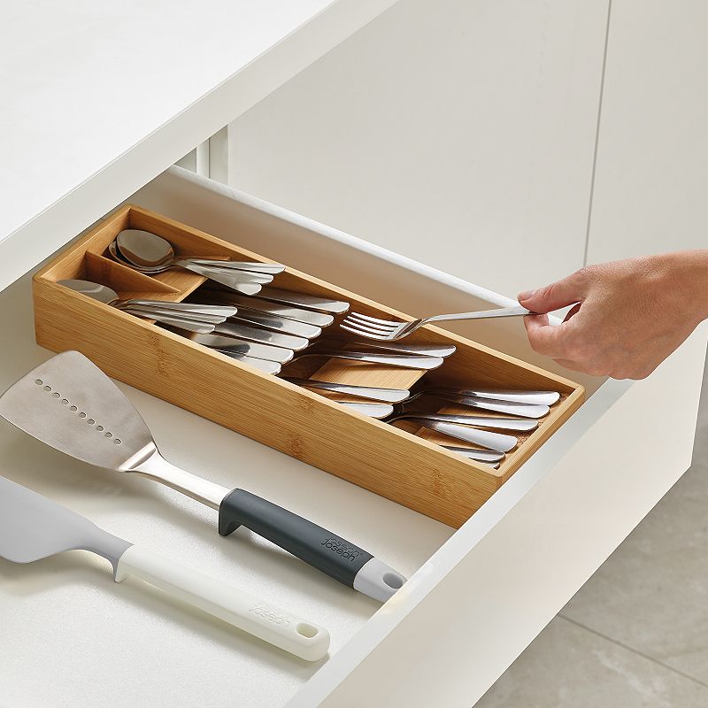 Joseph Joseph DrawerStore Bamboo Cutlery Organizer