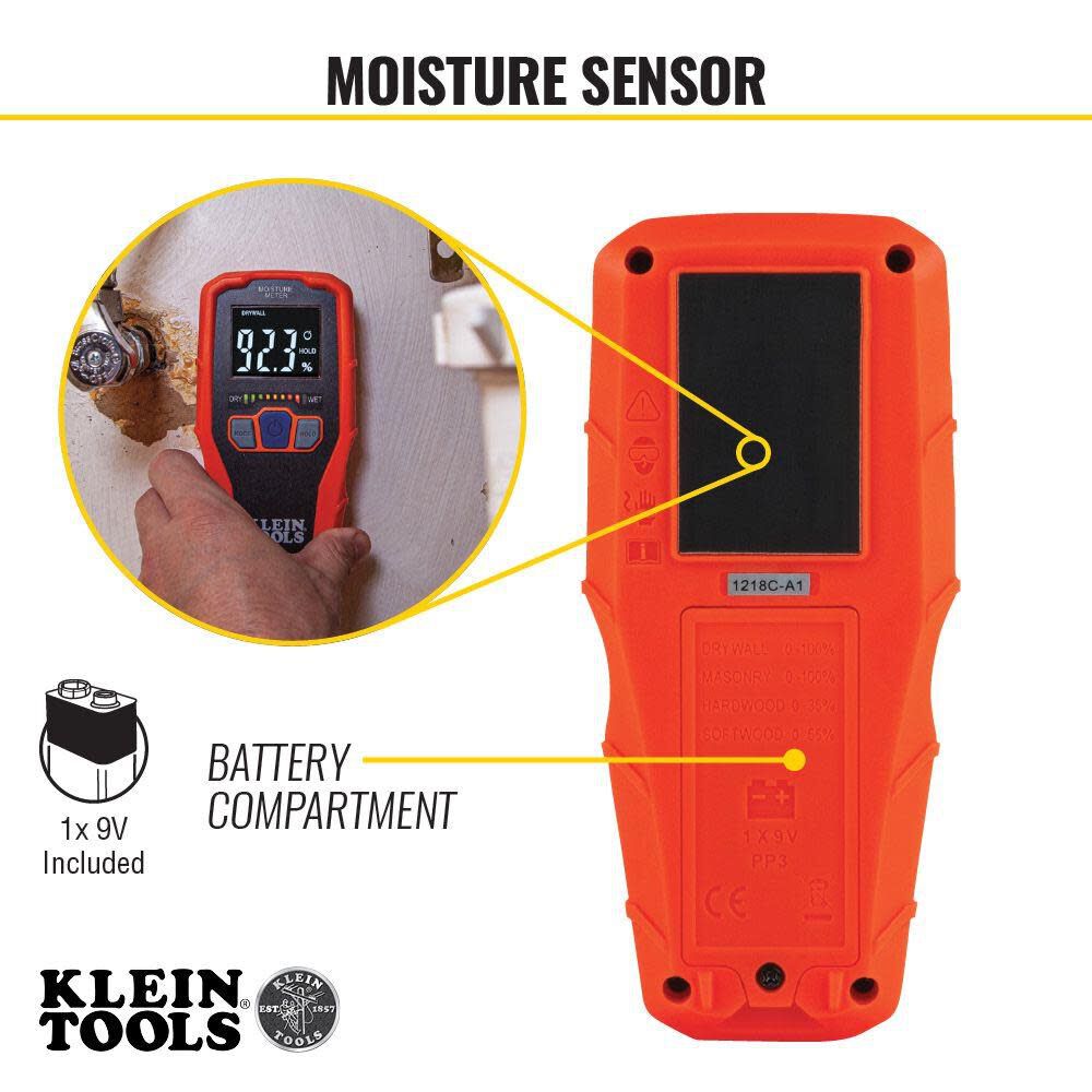 Klein Tools Pinless Moisture Meter ET140 from Klein Tools