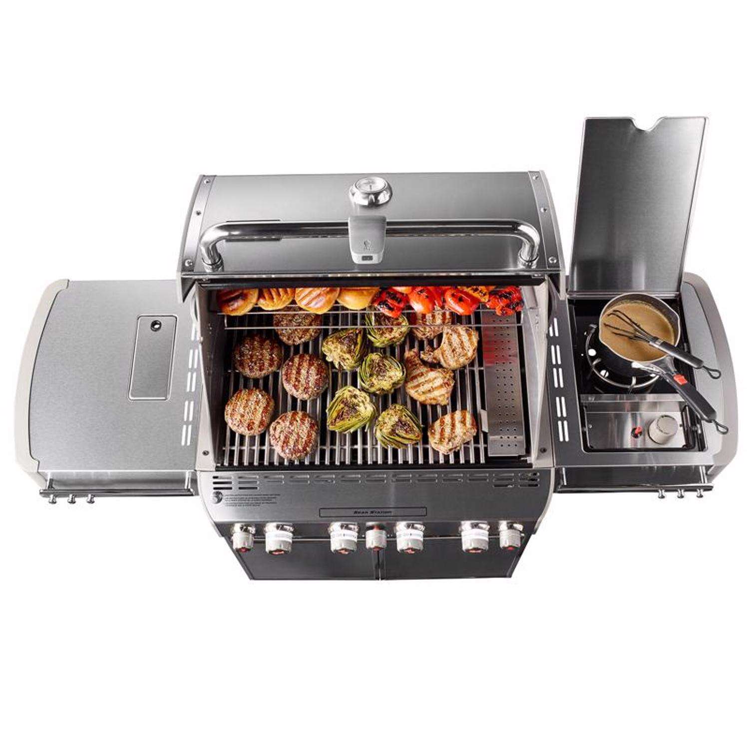 Weber Summit S-470 4 Burner Liquid Propane Grill Stainless Steel