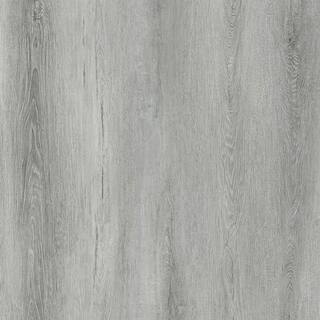 Lucida Surfaces TruCore Grey 12 MIL x 7.3 in. W x 48 in. L Click Lock Waterproof Luxury Vinyl Plank Flooring (24.5 sqftcase) TC-804