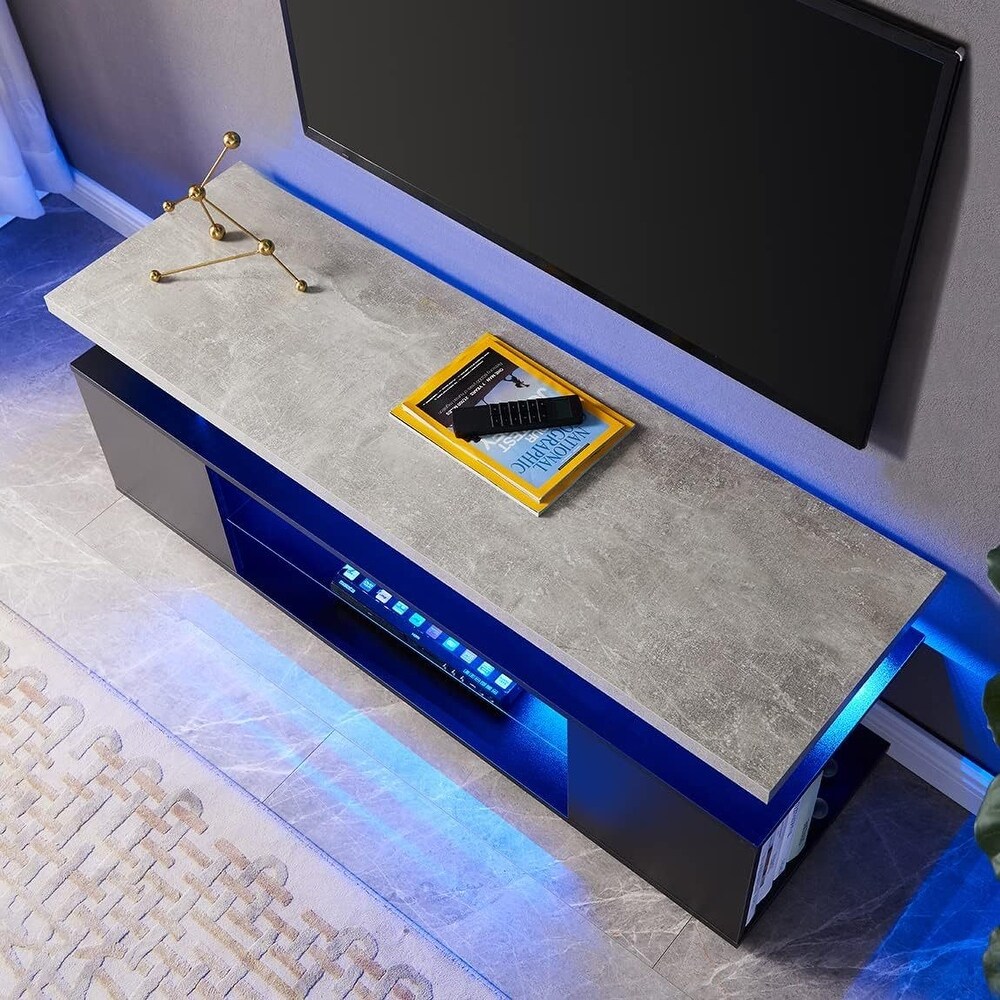 TV Stand for 60 Inch TV LED Gaming Entertainment Center Media Storage Console Table   51.18\