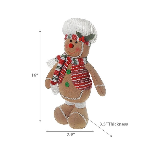 Gingerbread Man Plush Standing