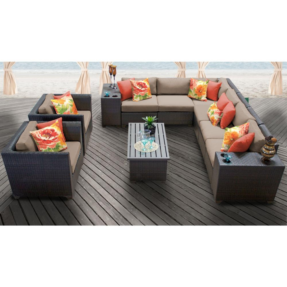 Pablo Entertainment Unit   Tropical   Outdoor Lounge Sets   by BisonOffice  Houzz