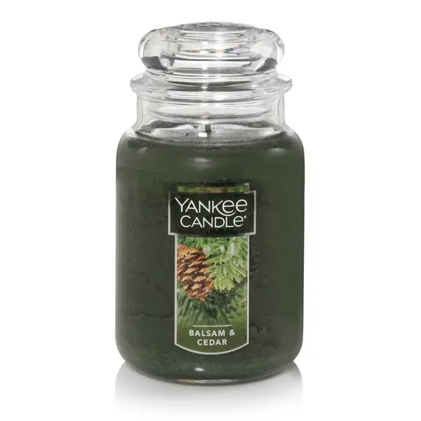 Yankee Candle Large 22 oz Balsam and Cedar Candle