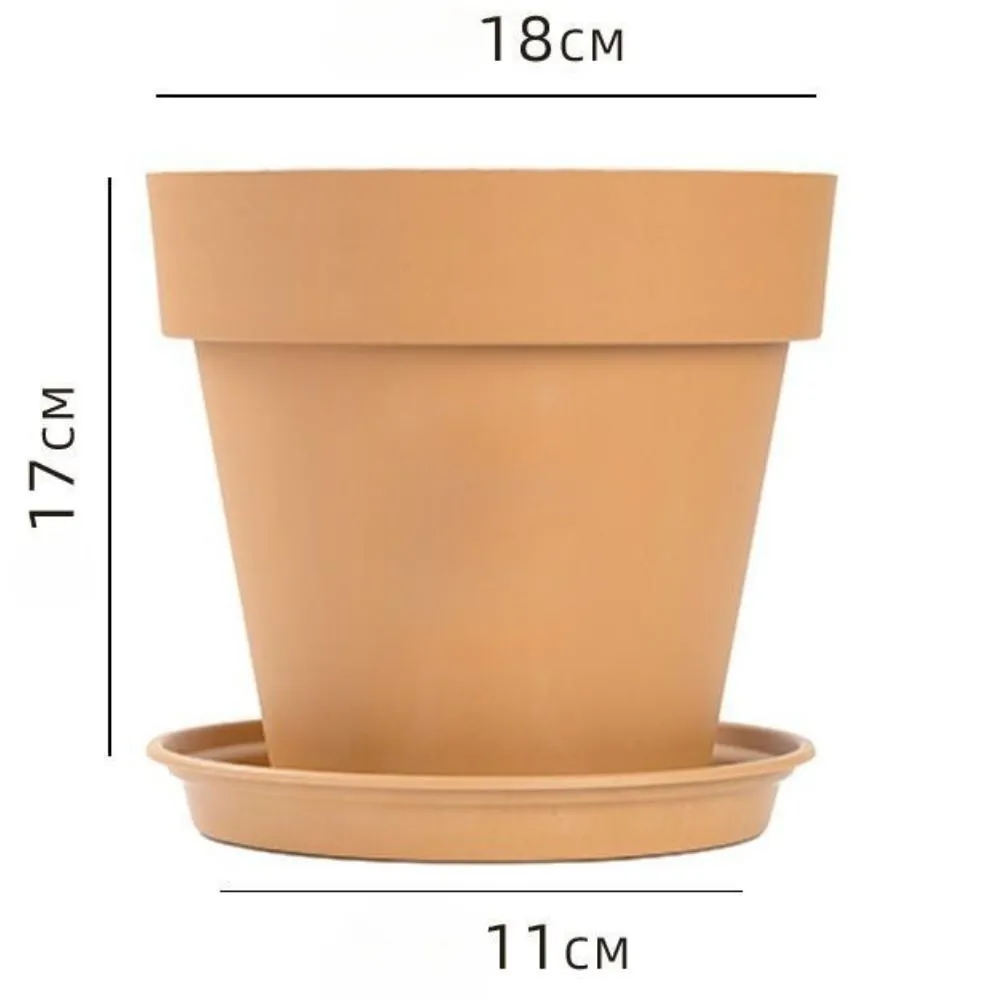 WY Hot Selling Plastic Flower Pots Round Planters Balcony Plant Supplies Flower Pot Planters Plastic Flower Pot