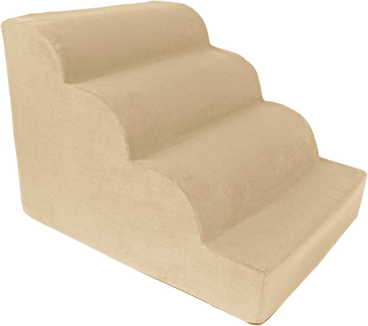 Precious Tails High Density Foam Scalloped 4 Steps Dog and Cat Stairs