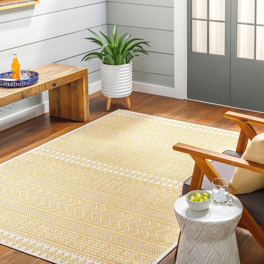 Artistic Weavers Cintia Indoor/ Outdoor Bohemian Stripe Area Rug