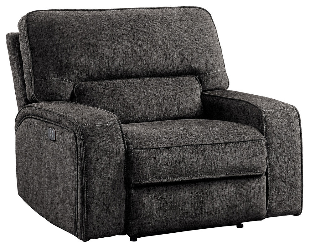 Edition Power Reclining Chair   Transitional   Recliner Chairs   by Lexicon Home  Houzz