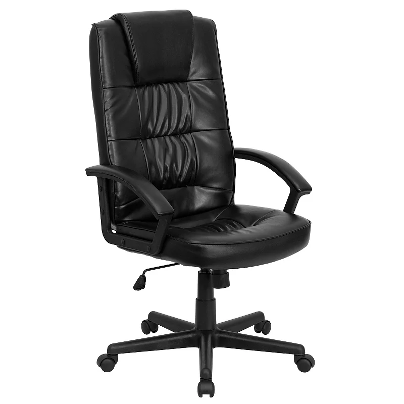 Flash Furniture Nora High Back LeatherSoft Executive Swivel Office Chair