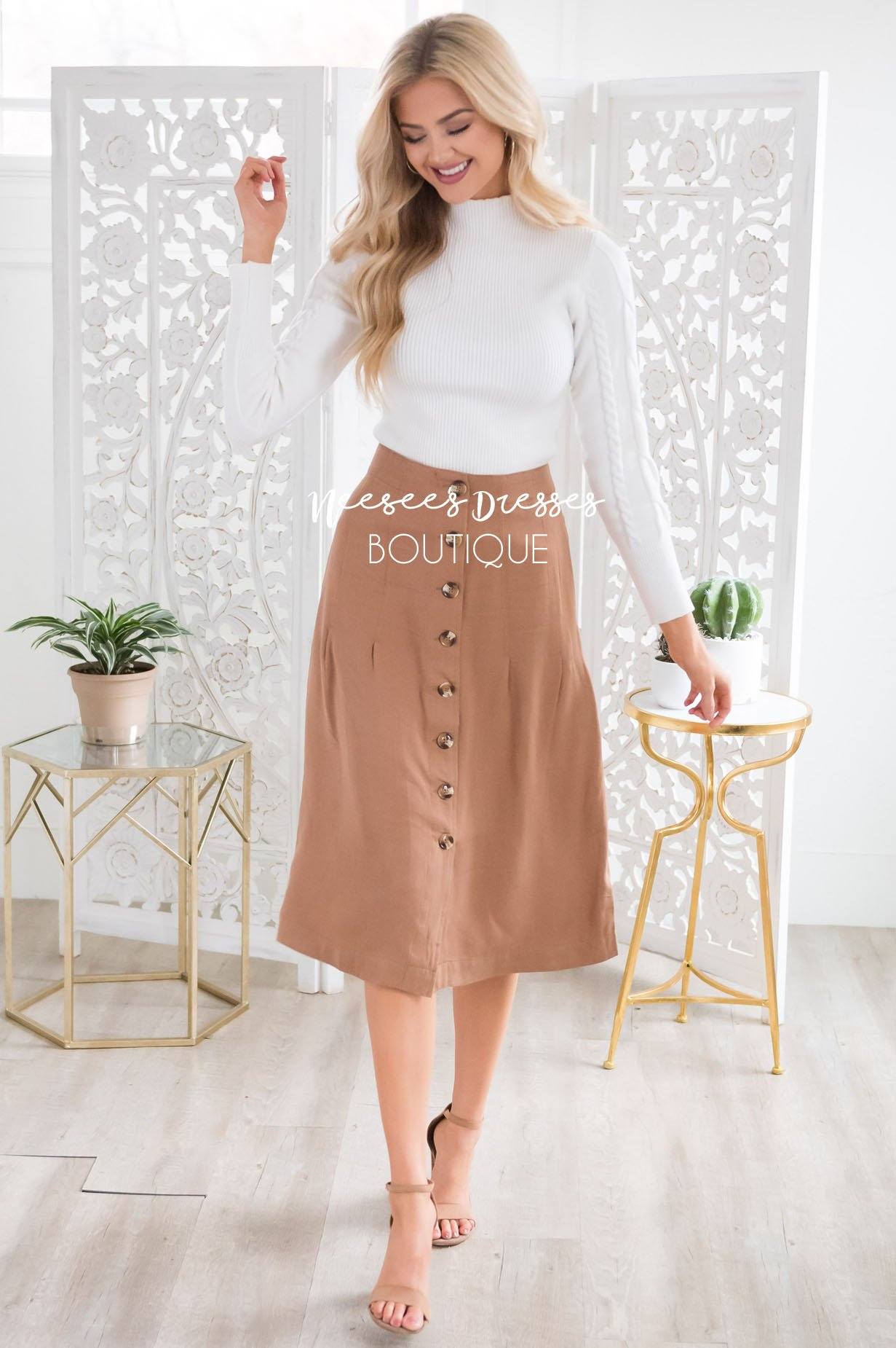 Happy Days Button Skirt