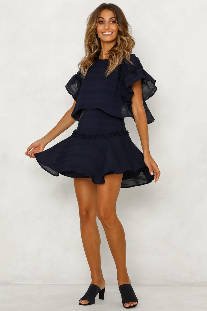 Good Girl Gone Bad Dress Navy