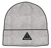 Core Recycled High-Top Beanie - Grey Marl