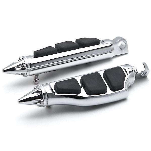 Stiletto Motorcycle Foot Pegs Footrests Left+Right Compatible with Harley-Davidson Sportser Male Peg Mount