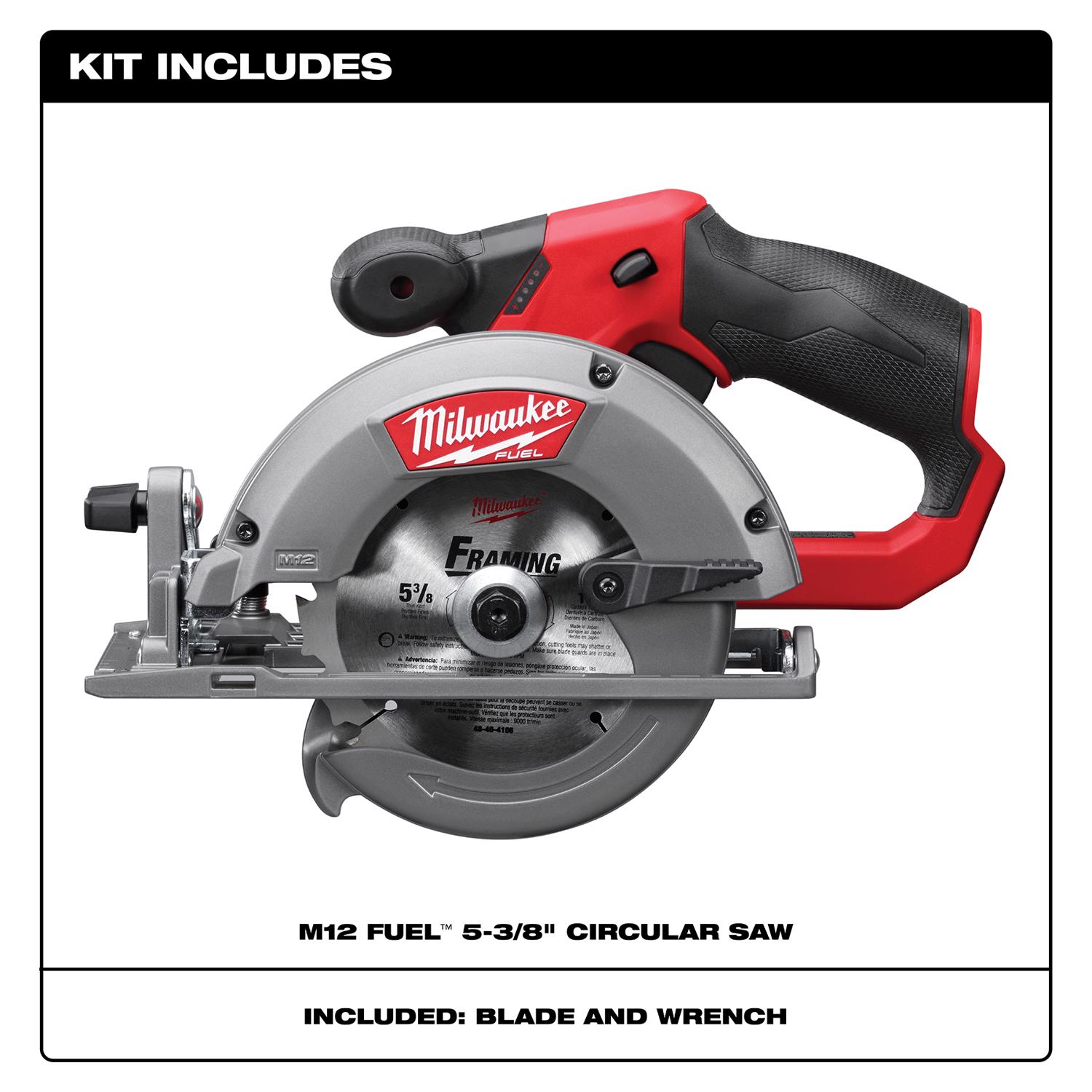 MW M12 Fuel 12 V Cordless Circular Saw Tool Only