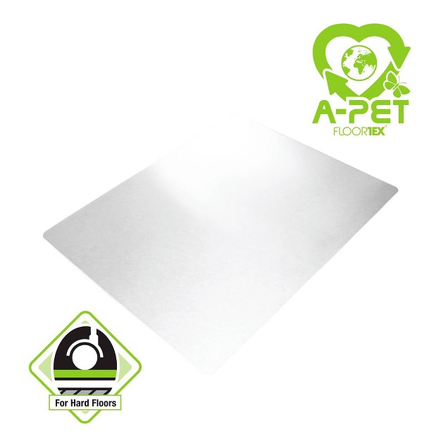 Apet Rectangular Chair Mat For Hard Floor Clear Floortex