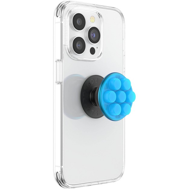 Popsockets Popgrip Cell Phone Grip amp Stand Bon Bon Electric Blue Popper