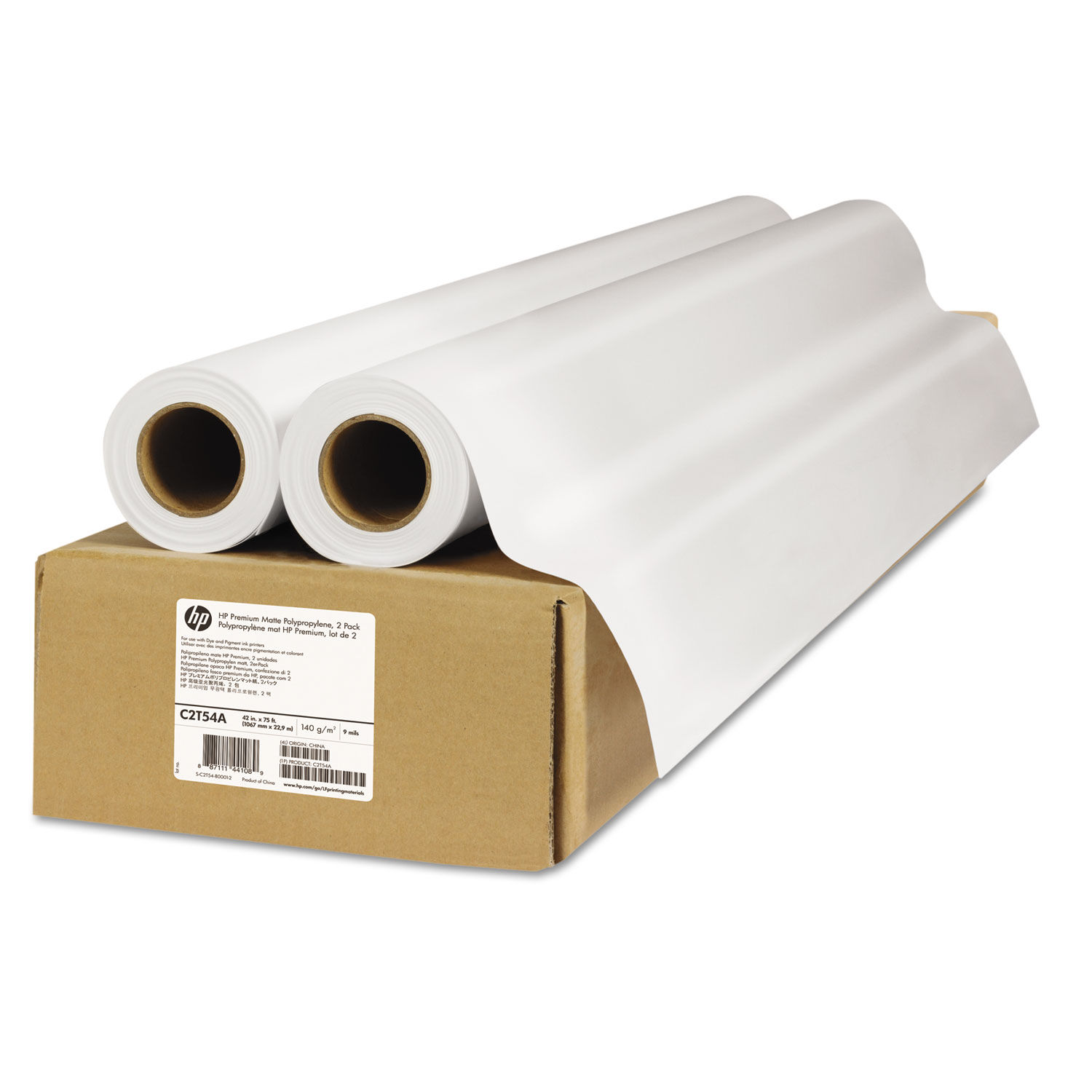 Premium Matte Polypropylene Paper by HP HEWC2T54A