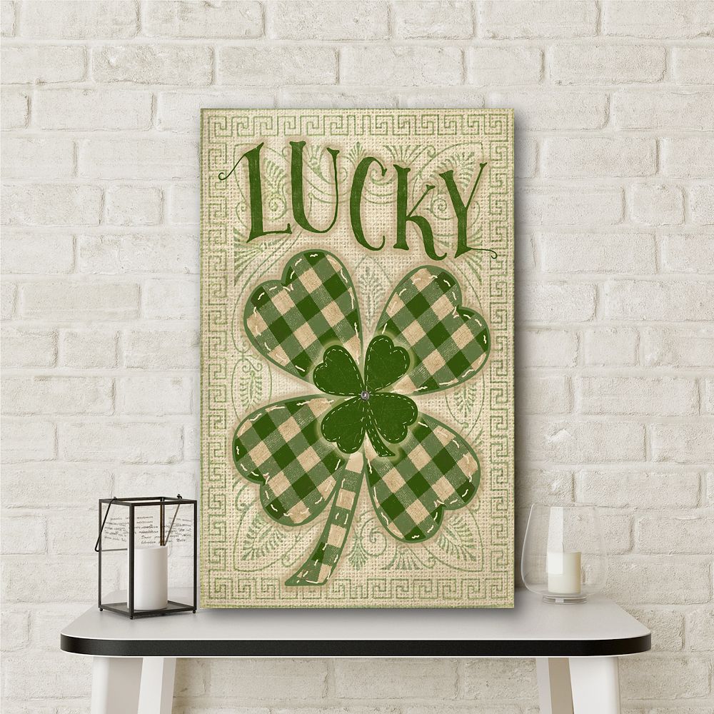 COURTSIDE MARKET Lucky Canvas Wall Art