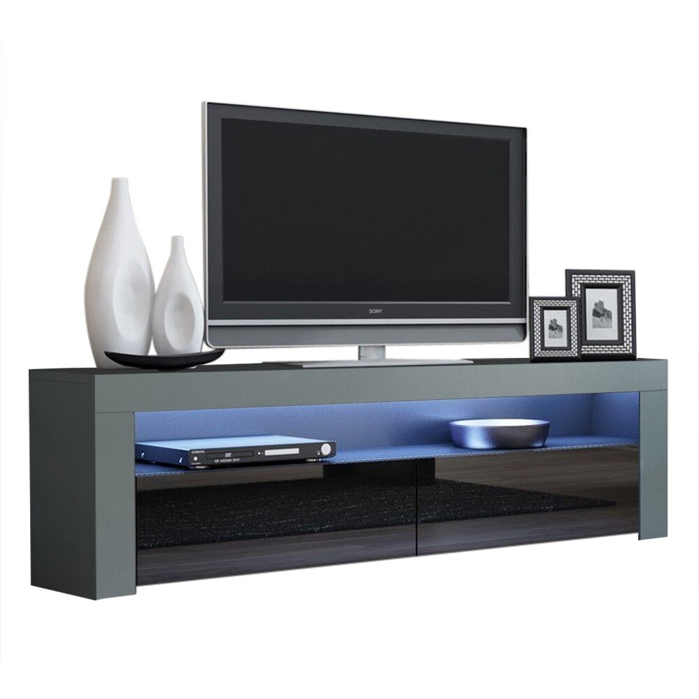 Milano Classic Modern 16 color LED 63 inch TV Stand