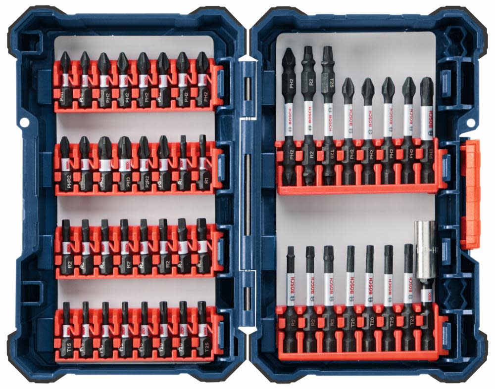 Bosch 48 pc Impact Tough Screwdriving Custom Case System Set SDMS48 from Bosch