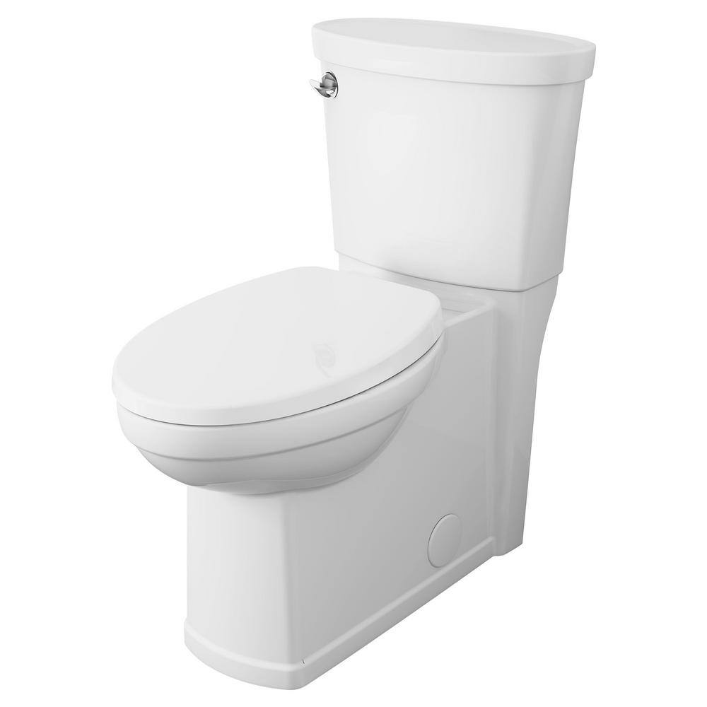 American Standard Cadet 3 Decor Tall Height 2-Piece 1.28 GPF Single Flush Elongated Toilet with Seat in White Seat Included 715AA.001.020