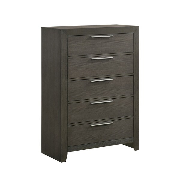 Picket House Furnishings Myla 5-Drawer Chest in Grey - - 32945565