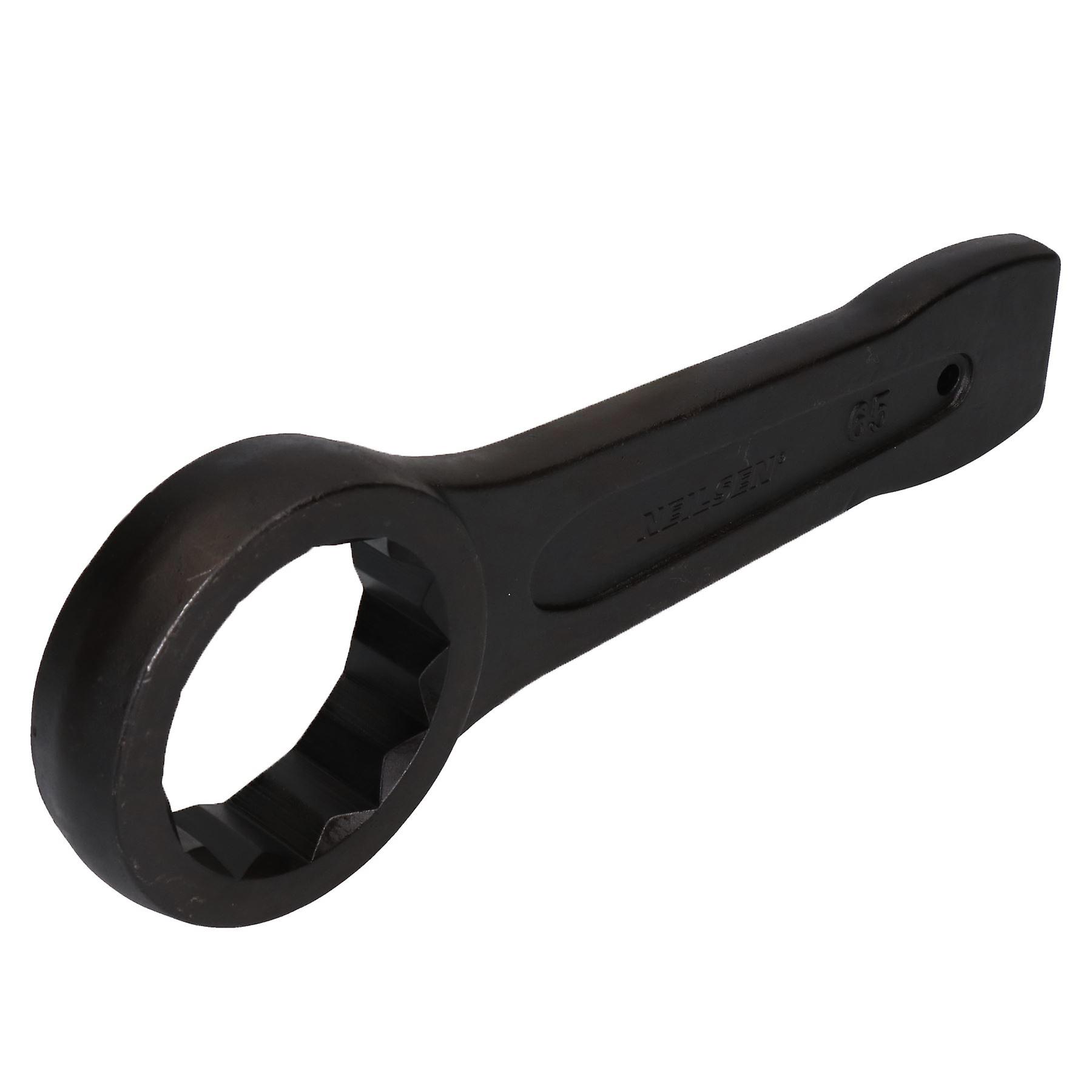 65mm Slogging Box End Striking Ring Wrench Spanner Bi-Hex 12 Sided Metric