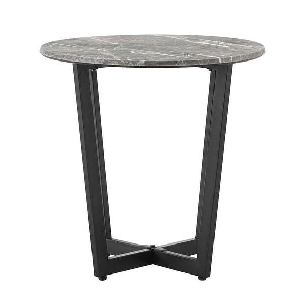 Nazeem Faux Marble and Metal Tables by iNSPIRE Q Modern