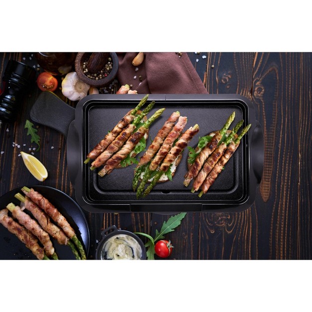 Lumme Electric Griddle With Removable Temperature Control Immersible Flat Top Grill