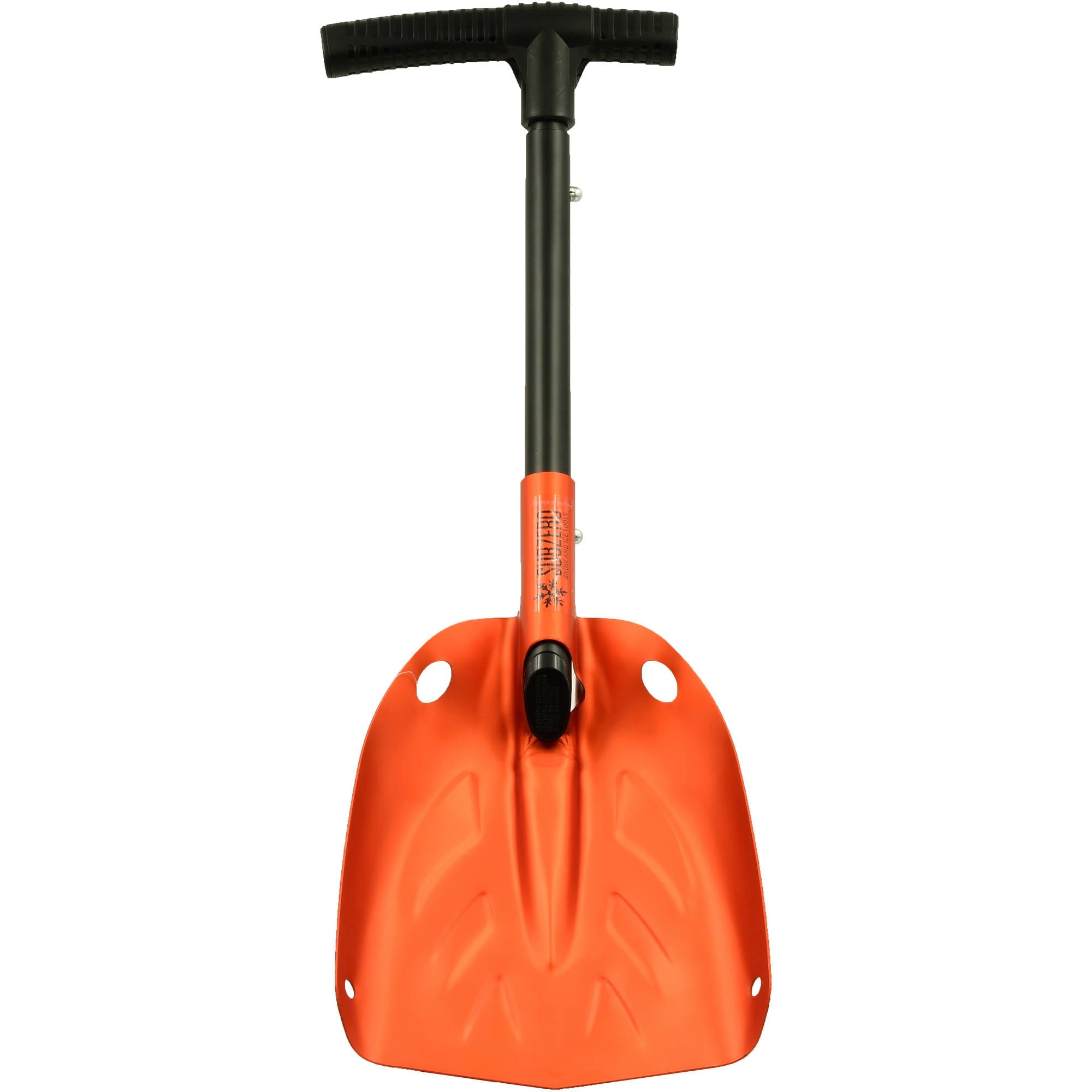 SubZero Heavy-Duty Aluminum Emergency Snow Shovel with Extendible Handle, Assorted Colors, 1PK, 17222