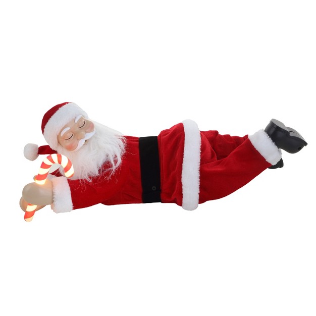 Mr Christmas Animated Motion Activated Sleeping Santa Led Christmas Decoration