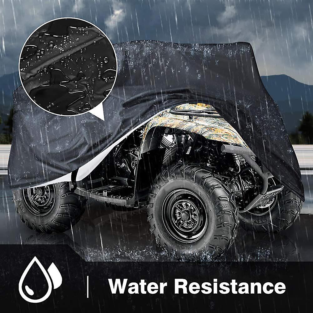 Waterproof Atv Cover Dustproof Cover 210d Oxford Cloth Beach Atv Cover Off-road Vehicle Sleeve 256x110x120cm