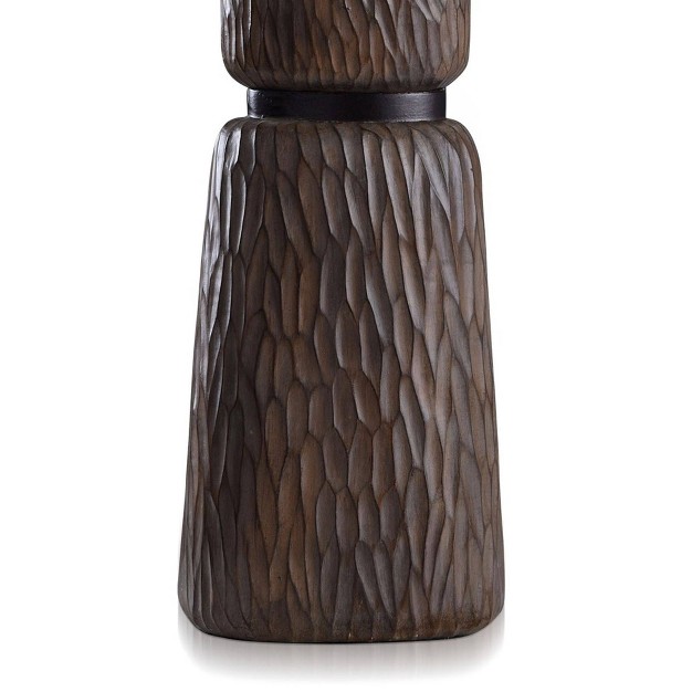 Casual Table Lamp Dark Brown Stylecraft