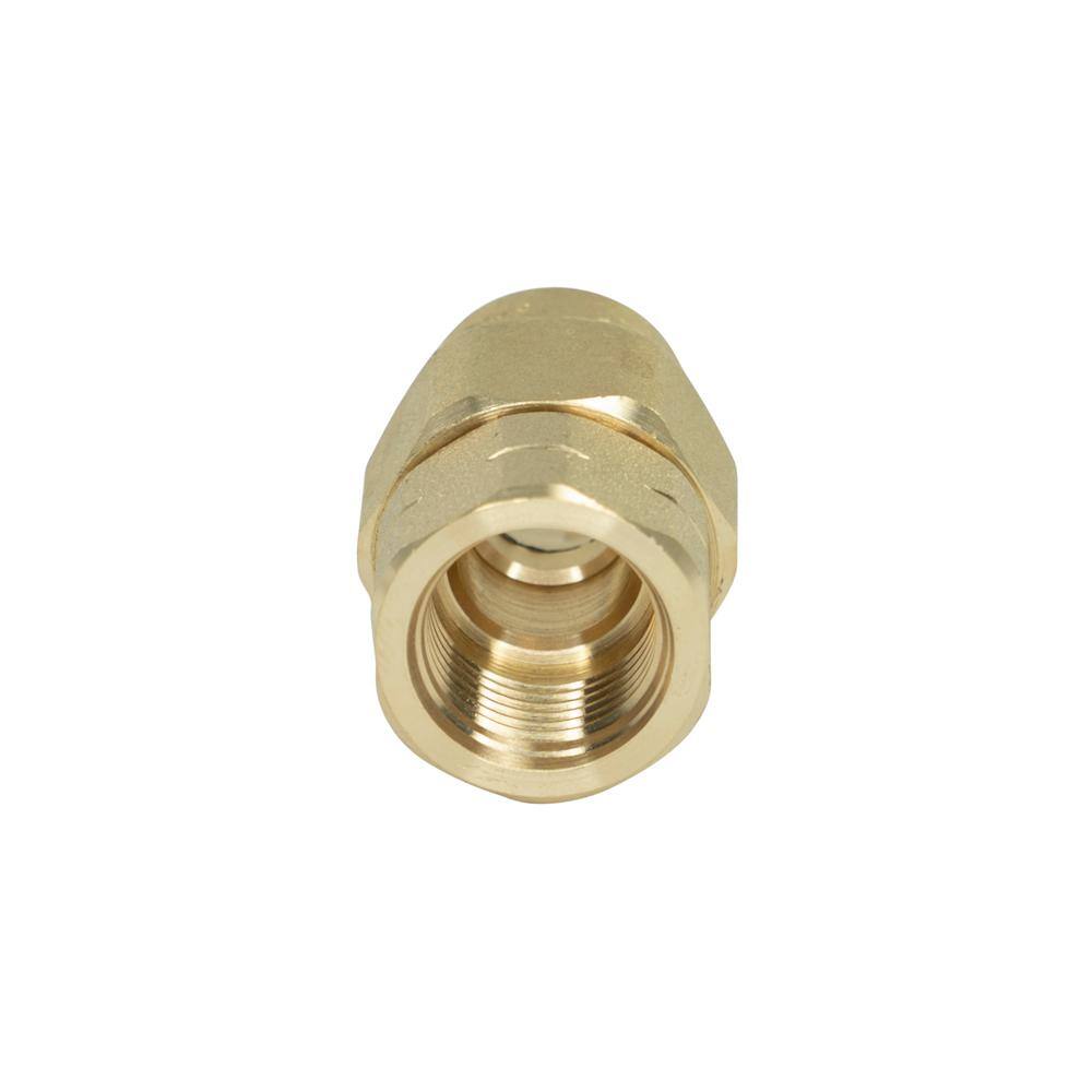 HOME-FLEX 12 in. CSST x 12 in. FIPT Brass Female Adapter 11-435-005