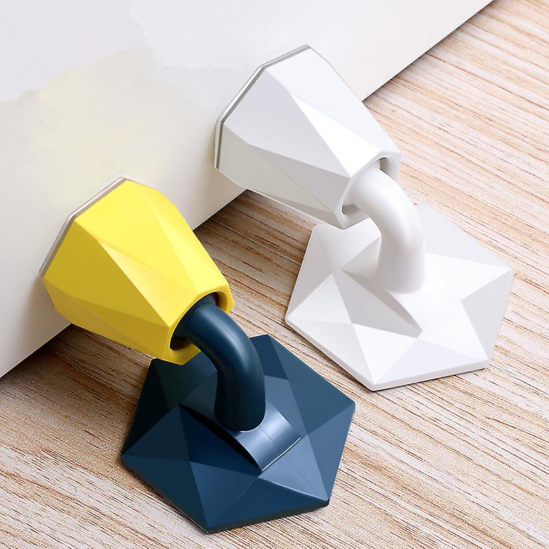 Simple Non-perforated Door Stopper Anti-collision Silicone Mute Door Stop Combination Suction Type Striker Stop Door Stopper