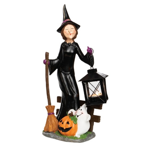 Transpac Resin 14 5 In Black Halloween Spooky Character Decor