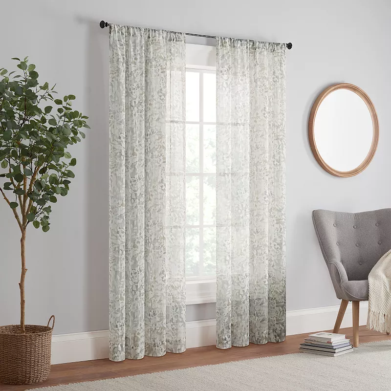 Eclipse 2-Pack Alvera Natural Window Curtains