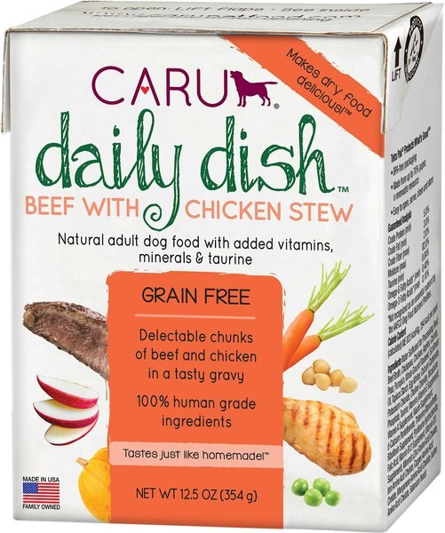 Caru Daily Dish Beef with Chicken Stew Grain-Free Wet Dog Food