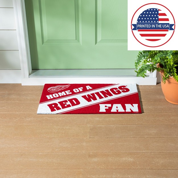 Evergreen Detroit Red Wings Pvc Mat Color