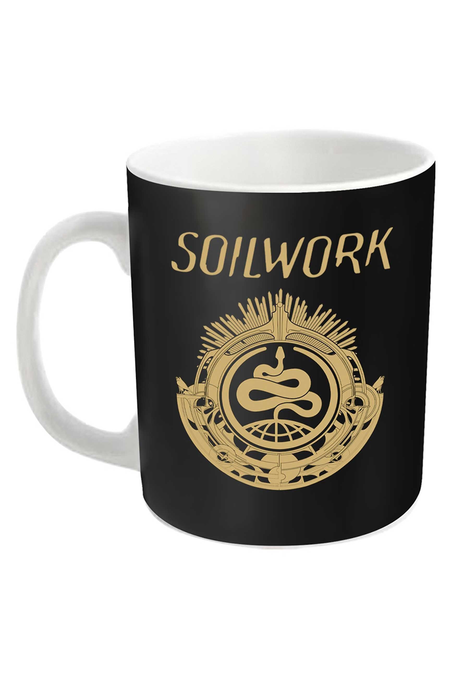 Soilwork Mug Snake Band Logo new Official White Boxed