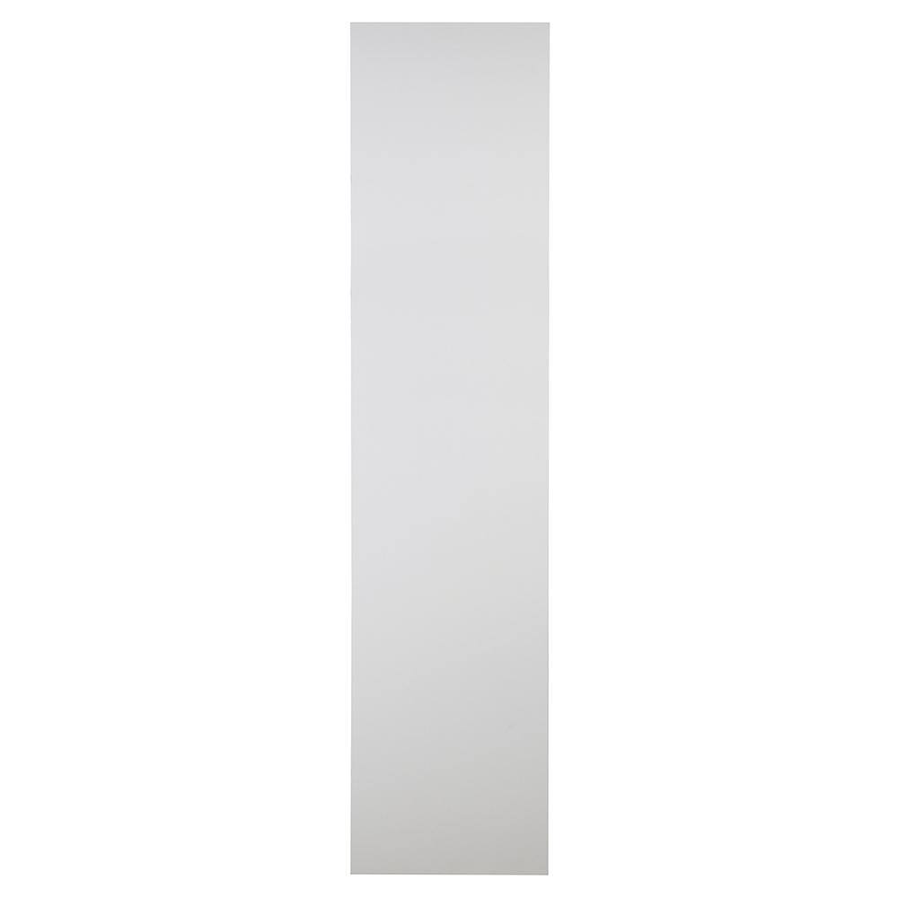 Hampton Bay 23.76x96x0.51 in. Pantry End Panel in White KA2496E-WH