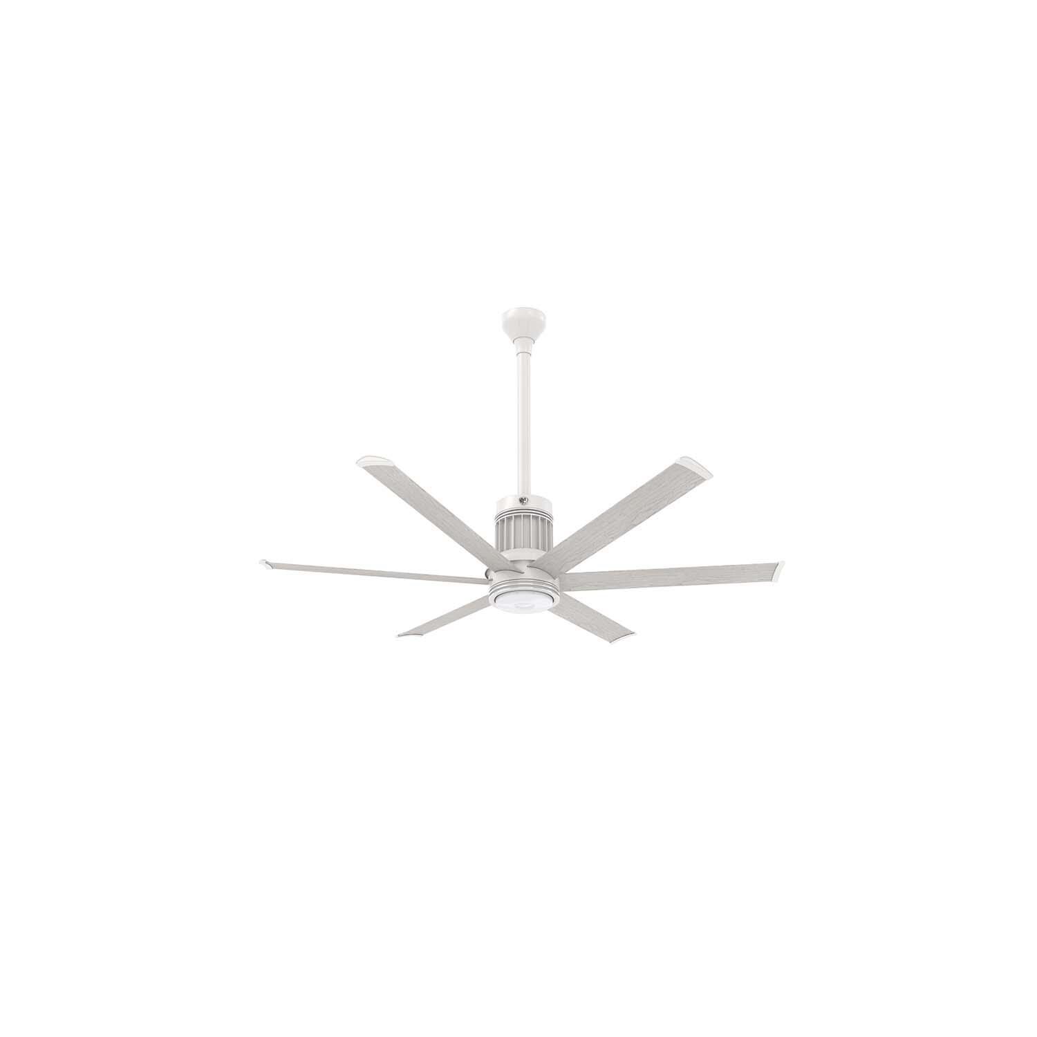 60-Inch i6 Ceiling Fan Universal Mount W/24-Inch Ext Tube and LED Driftwood by Big Ass Fans