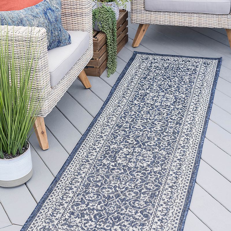 KHL Rugs Liva Floral Indoor Outdoor Rug