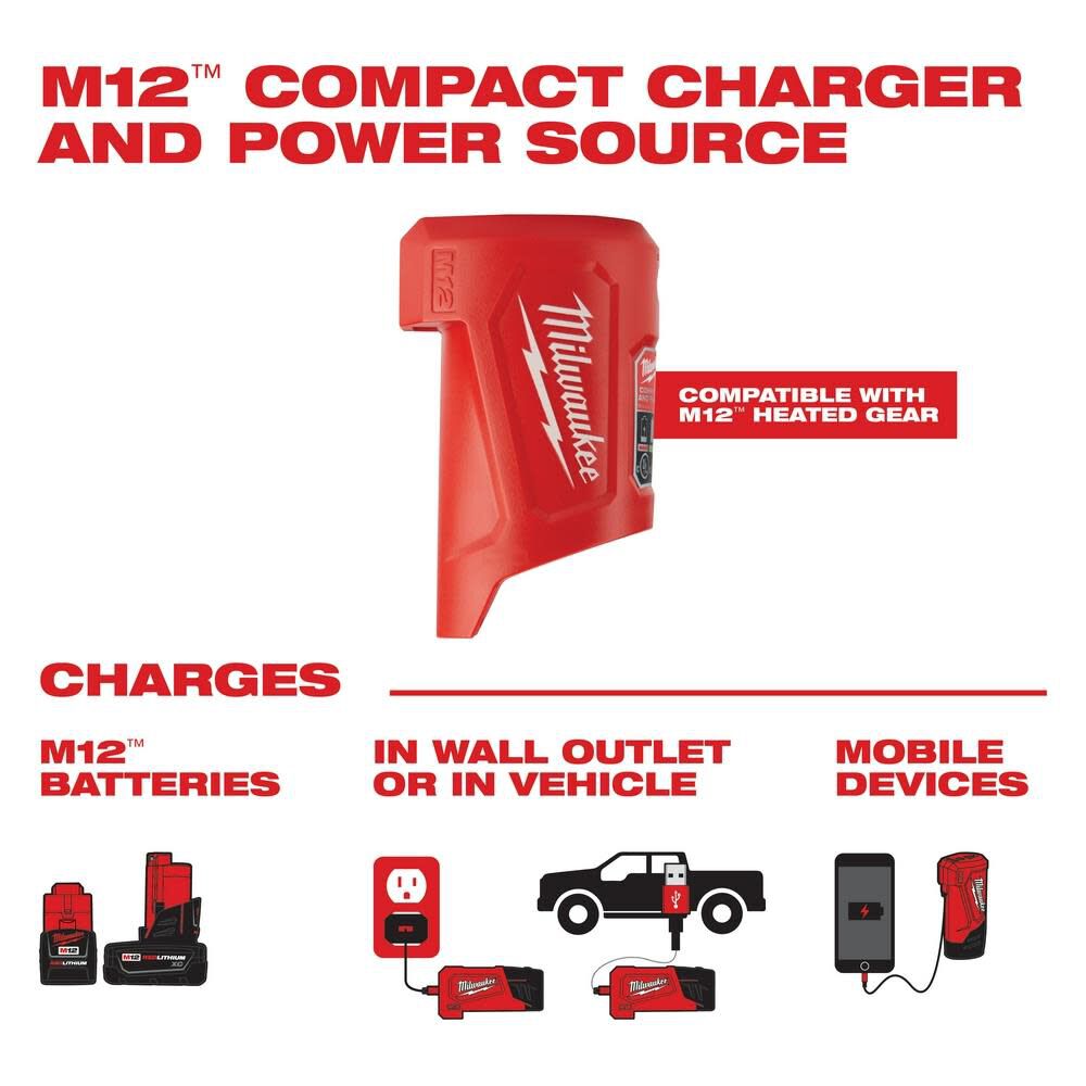 MW M12 Heated TOUGHSHELL Vest Bare Tool 304G-20SM910 from MW