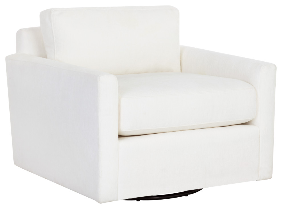 Josselyn Swivel Armchair Dream Pina Colada   Transitional   Armchairs And Accent Chairs   by Sunpan Modern Home  Houzz