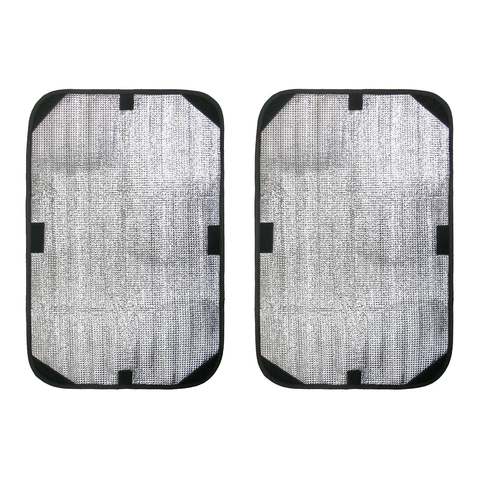 2x RV Door Window Shade Cover 15.94x24.41inch Double- for Trailer