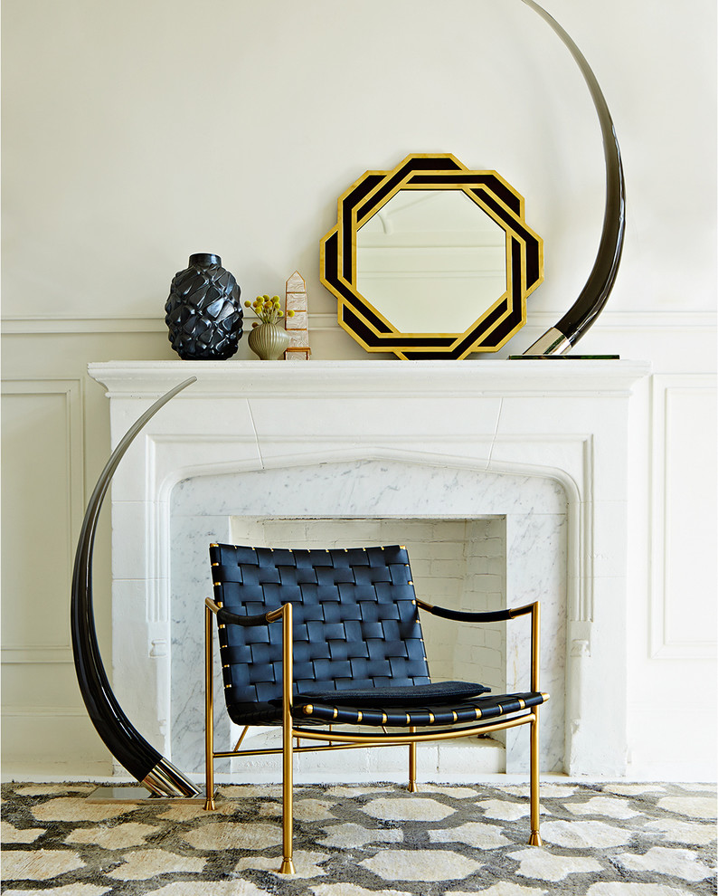 Thebes Lounge Chair   Contemporary   Armchairs And Accent Chairs   by Jonathan Adler  Houzz